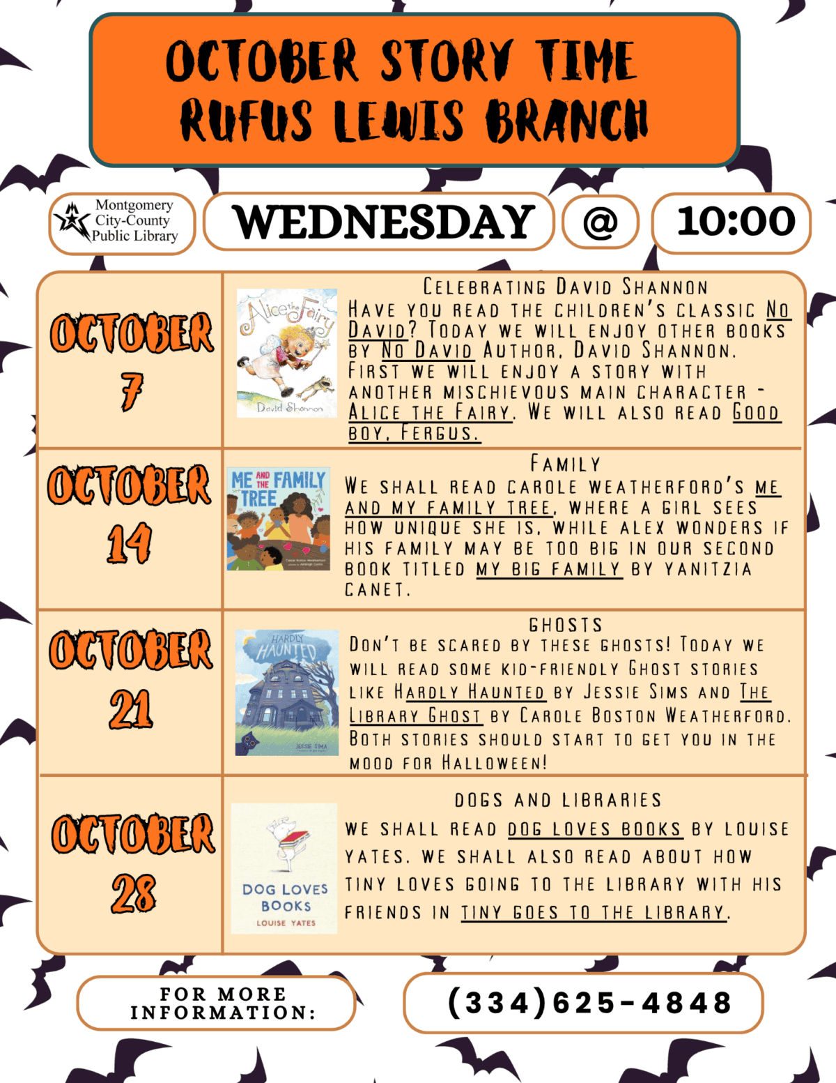 Storytime @ Rufus Lewis