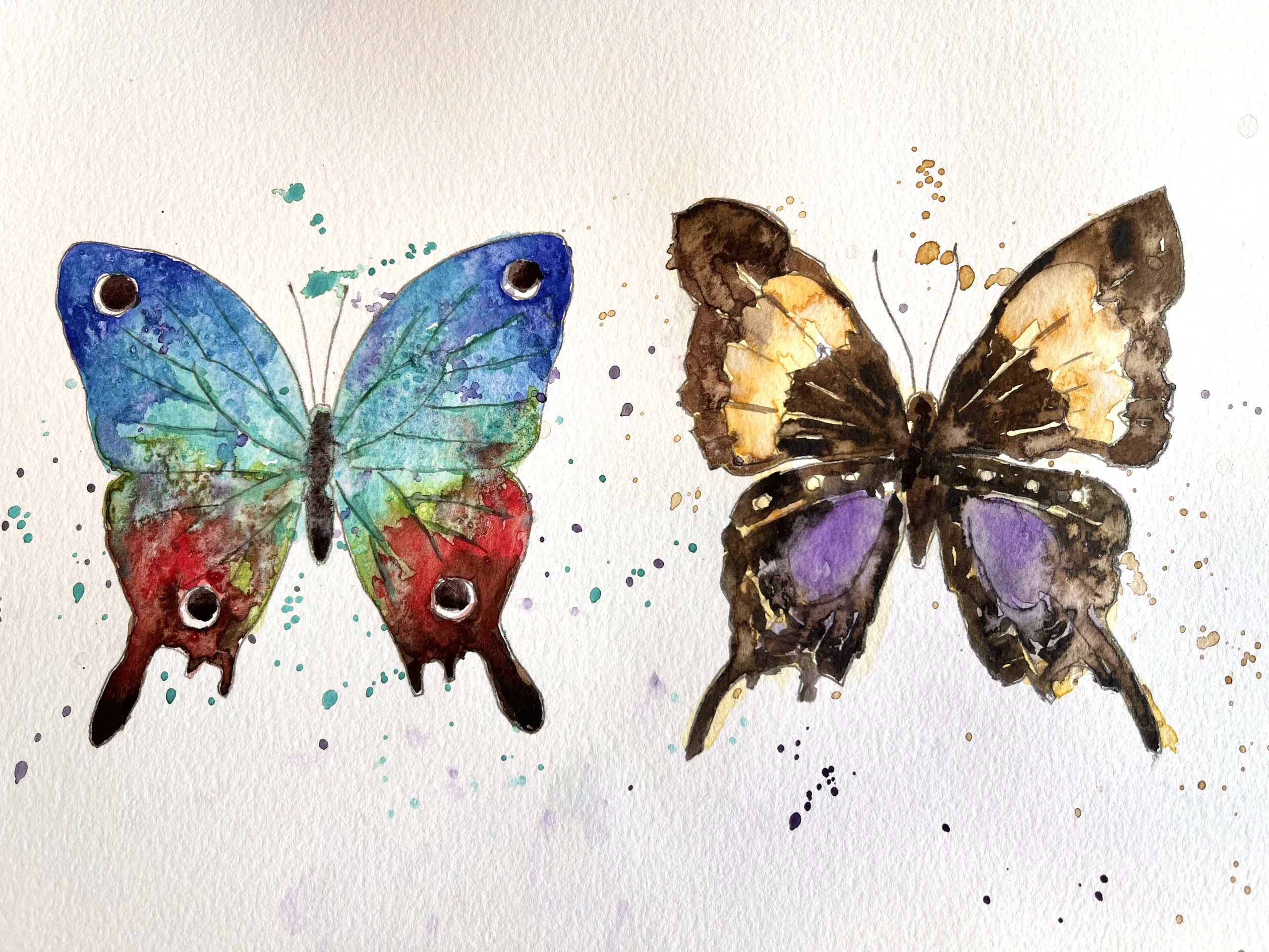 Watercolor Coloring Hour