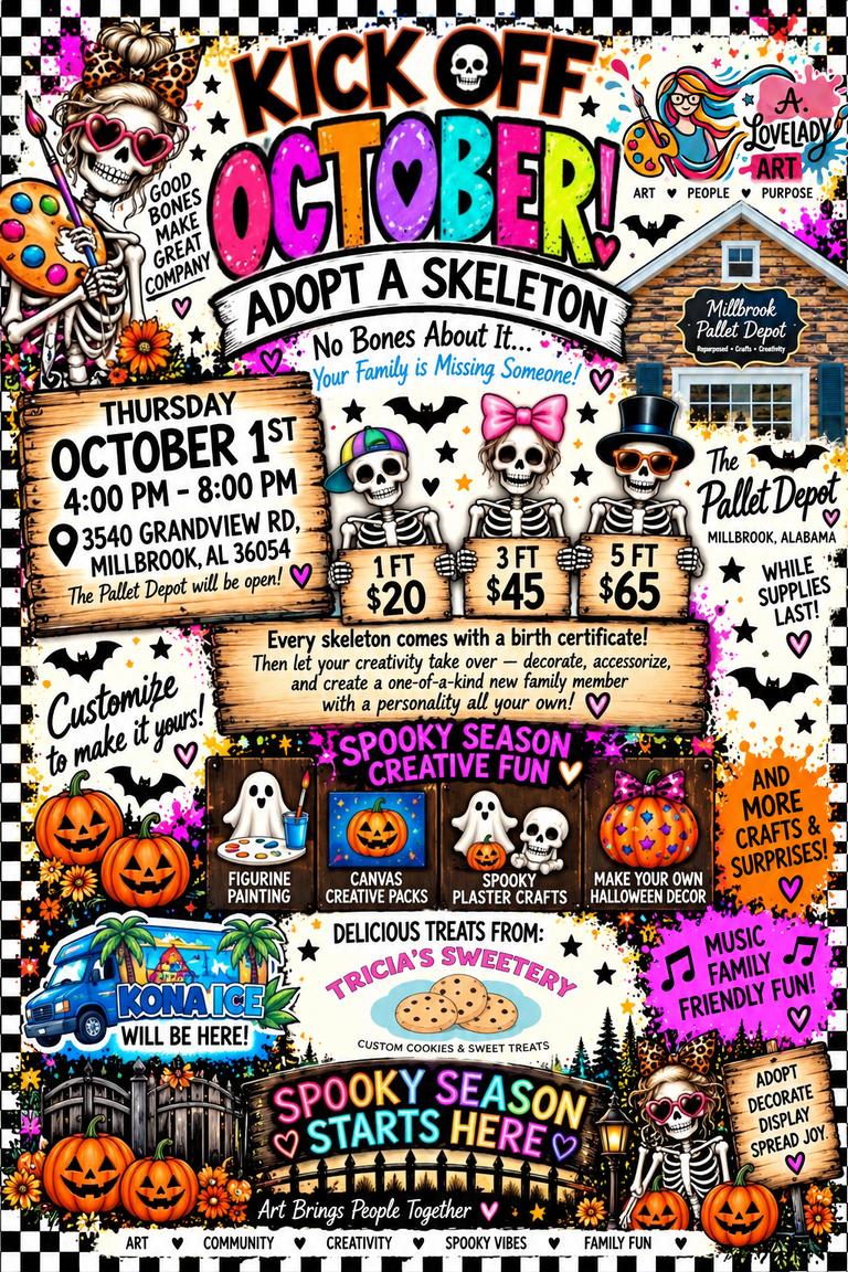 Adopt a skeleton: kick off October